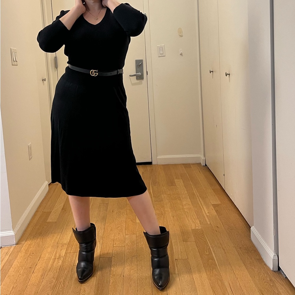 Ralph Lauren Black Sweater Dress - Picture 5 of 6